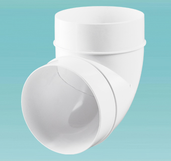 Колено круглое d=100мм  121