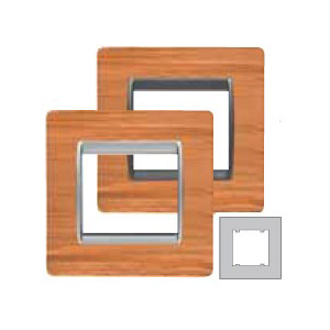 Magna рамка 1 пост дуб, серебристая вставка  19501-RA