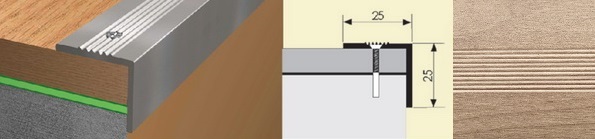 Угол 25x25 1,8 дуб жемчужный