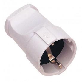 Makel штепсель 1 гн с/з бел  10003 Турция