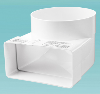 Колено 204x60x150мм  823