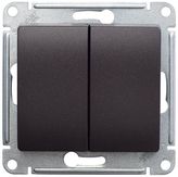 GSL000851 Выключатель 2кл механизм шоколад