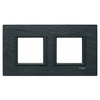 Рамка 2 поста иберийский сланец  MGU68.004.7Z1