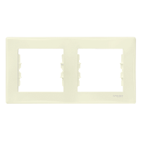 Рамка 2-ая SEDNA бежевая SDN5800347 SE	