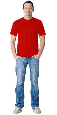 Футболка красная р.56 (3XL) 94260