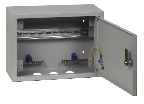 Щит распределительный навесной  "ЭКФ" ЩРН-12, IP54, 265х310х120