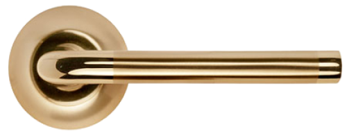 Ручка дверная MH-03 SG/GP цвет-матовое золото/золото
