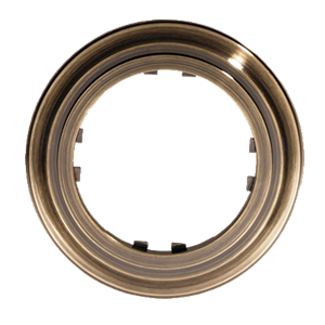 Рамка 1-постовая круглая (бронза) Vintage-Classic 889127