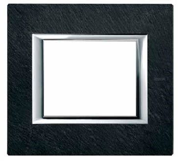 BT Axolute Черн. мрамор ардезия Рамка 2 мод прямоугольная HA4802RLV