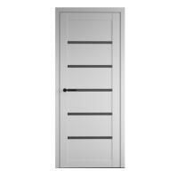 Дверь Vinyl Вена платина стекло графитовое