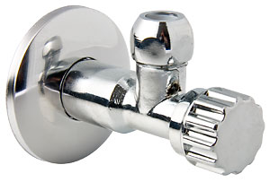 Кран шаровый 1/2 " М10 с чашкой д/подкл.смесит.(vt.281.N 0410)