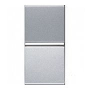 ABB NIE Zenit Серебро Переключатель 1-клавишный 1 мод N2102 PL