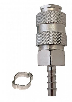 Разъемное соединение Fubag рапид муфта елочка 6мм с кольцом 6x11мм 180120