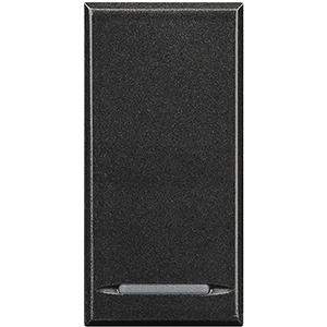 BT Axolute Антрацит Выключатель 16 А 1 мод HS4051