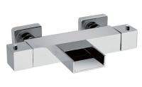 PAINI DAX-R 84CR111THWFKM Смеситель для ванны термостат.б/аксессуаров (хром) с каскадным изливом