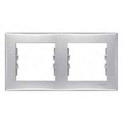 Рамка 2-м VALENA верт.бел.Leg774456