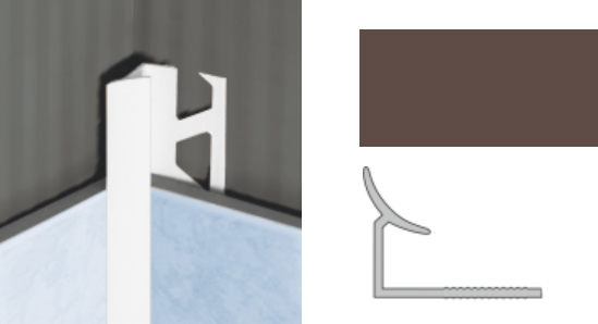 Планка внутр. 9мм бежевая