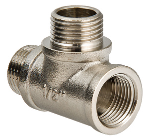 тройник 1/2 вx1/2 нрx1/2 нр хром Valtec 133