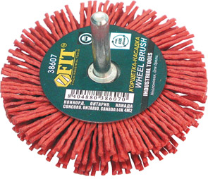 Корщетка-колесо нейлоновая Ø75мм 38607