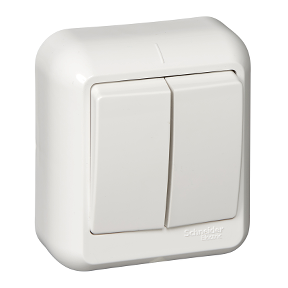 Выключатель 2кл. ОП Прима VA5U-214i-8i бук