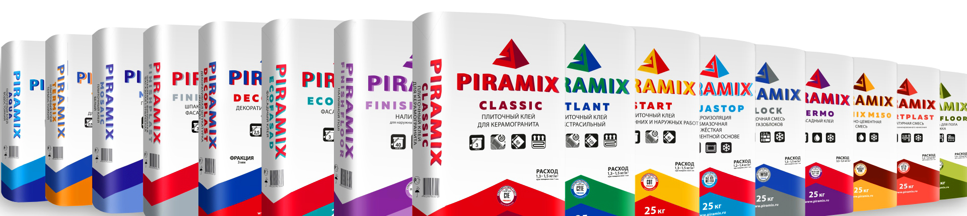 Сухие строительные смеси PIRAMIX Сухие строительные смеси PIRAMIX