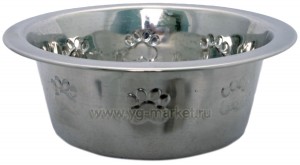 Уют Миска металл с рисунком 0,35л (1х24шт 216шт/кор) АМЛ047
