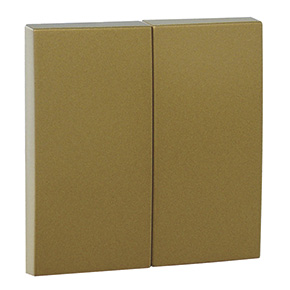 Клавиша 2кл L90 Золото 90611-TDU Efapel