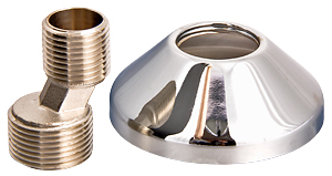 Эксцентрик 3/4 х 1/2 с декор крышкой vt 670