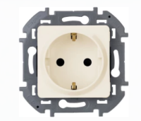 Механизм евророзетки 2Р+Е 16А СЛОНОВАЯ КОСТЬ INSPIRIA LEGRAND 673721