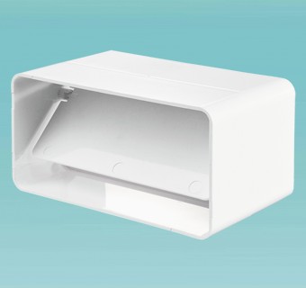 Соединитель плоского канала 60x120мм  с обратным клапаном в уп. 7171