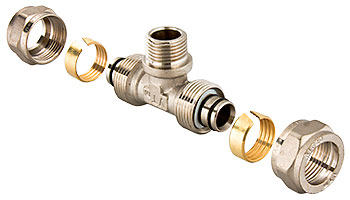 тройник 20x1/2 НР Valteс 333