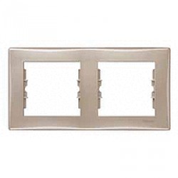 Рамка 2-ая SEDNA титан SDN5800368 SE 