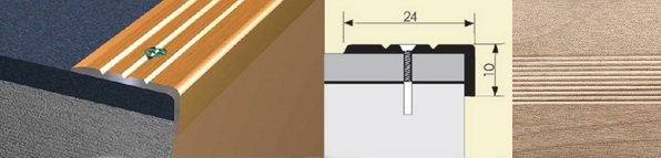 Угол 24x10  1,8 дуб жемчужный