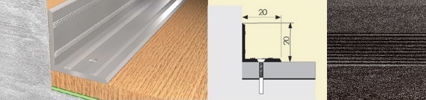 Угол 20x20 внутренний 0,9 токио