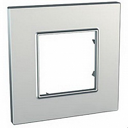 SE Unica Рамка 1-ая Серебро  Quadro MGU6.702.55