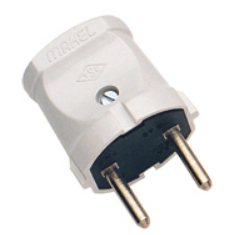 Makel вилка бел. без з/к 6A 10001 Турция