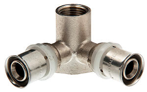 Пресс-тройник с креплением 20х1/2 (VTm.234)