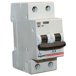 Выключатель авт.мод.2п C 10А LR 6кА Leg 604818