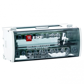 Шина нулевая в корпусе 2х11 Кросс-модуль EKF PROxima sn0-2x11