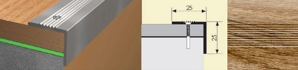 Угол 25x25 0,9 дуб камелия