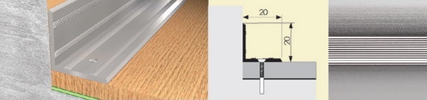 Угол 20x20 внутренний 0,9 алюминий