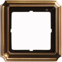 Рамка 1 пост. MTN Античная латунь