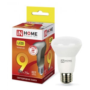 Лампа LED-R63 9W 220V 3000K 720lm E27 VC IN HOME 4690612024301