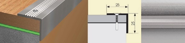 Угол 25x25 1,35 алюминий