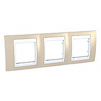 SE Unica песчаная/белая  Хамелеон Рамка 3-ая MGU6.006.867