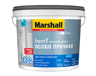Краска ВД Marshall Export-7 для стен и потолков ВС 0,9л 5248849