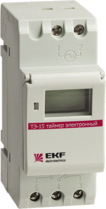 Таймер лестничный "ЭКФ" ТЛ-47, 220В, 16А, 1-7мин, (200/10/1)