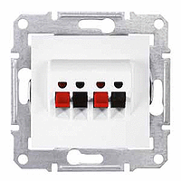 Механизм аудиорозетки, SEDNA, белый, SDN5400121