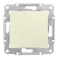 Механизм переключателя 1кл 10А SEDNA бежевый SDN0400147 SE	