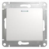 GSL000163 Переключатель 1кл с инд механизм белый SE